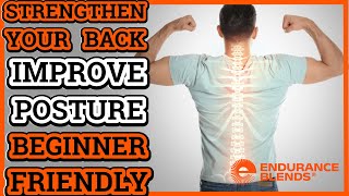 🔥 10Min Beginner Back Workout at Home  No Equipment Needed 💪 [upl. by Orlov598]