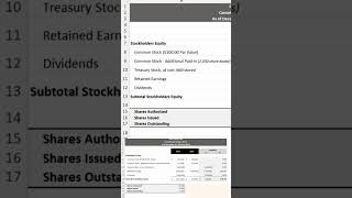 Stockholders Equity Analysis What are shares issued and outstanding accounting finance [upl. by Ammann]