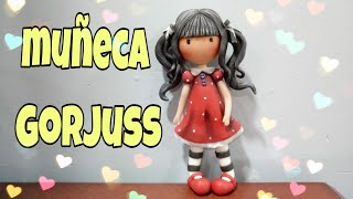 Gorjuss  cómo hacer una muñeca Gorjuss  porcelana fría  pasta flexible [upl. by Nsaj]