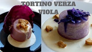 TORTINO DI VERZA VIOLA con fonduta di Taleggio  RICETTE DI GABRI Kitchen Brasita [upl. by Perzan598]