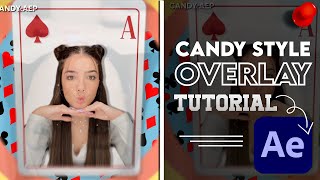 Candy style edit overlays Tutorial l after effects [upl. by Nyraa]