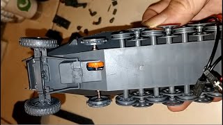 Making of German Hanomag SdKfz 251 Scale 135 Motorized Conversion and Modification [upl. by Nessi543]