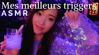 Mes meilleurs triggers ASMR par catégorie 💙 Tapping sticky lid sounds soupes ASMR etc [upl. by Alicsirp406]