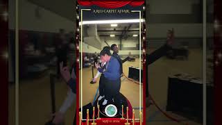 360 Photo Booth Action NOLA Jr High Prom Goes Red Carpet  New Orleans NORE EVENT RENTALS [upl. by Howlan]