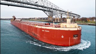 CLYDE S VAN ENKEVORT  ERIE TRADER  Upbound Port Huron Michigan 11172024 [upl. by Pearline354]