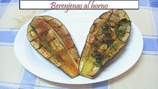 Berenjenas al horno  Receta de Cocina en Familia [upl. by Goggin416]