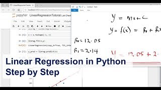 How to Perform Linear Regression in Python Using Jupyter Notebook [upl. by Almeida]