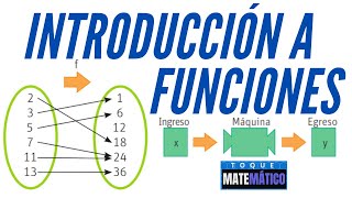 FUNCIONES 😎👌📈 INTRODUCCIÓN A FUNCIONES [upl. by Onej]