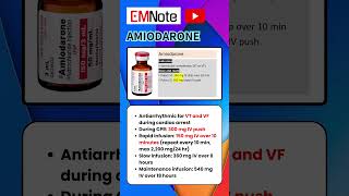 Amiodarone for ACLS nursing doctor medical [upl. by Gredel]