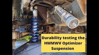 Durability testing Optimizer HMMWV suspension [upl. by Melcher]