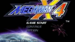 Mega Man X4  Opening amp Title Screen [upl. by Hamachi]