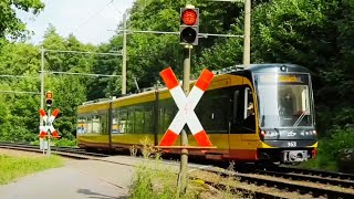 Ettlingen East Railway Crossing BadenWürttemberg [upl. by Lrad]