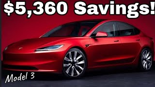 2024 Tesla Model 3 Long Range RWD Highland Promotional Offer Is 199 Financing Offer Worth It [upl. by Niabi29]