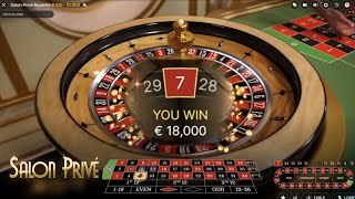 25000€ vs Live Roulette [upl. by Nakeber]