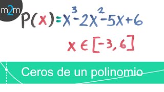 Hallar los ceros de un polinomio│ejercicio 1 [upl. by Mudenihc]