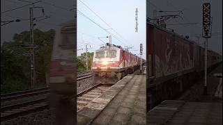 22897 up HWH  DGHA Kandari Express with BRC Amul WAP5 😍  trending shorts indianrailways viral [upl. by Dennison686]