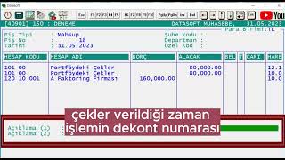 Faktoring Nedir  Faktoring Çek Kırdırma Muhasebe Kaydı [upl. by Eeral]