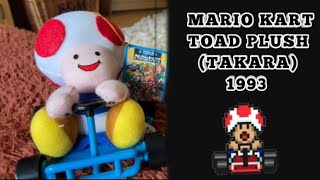 VINTAGE MARIO KART TOAD PLUSH UNBOXING  TAKARA 1993 [upl. by Apfel]