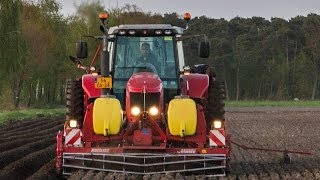 Ploegmakers Group RipsNL Aardappelen poten MF 7480  Grimme HD [upl. by Nameloc]