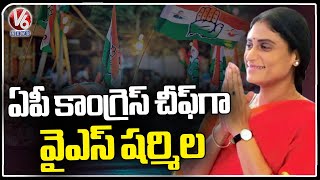 YS Sharmila Appointed Andhra Congress Chief After G Rudra Raju Quits Post  V6 News [upl. by Nera495]