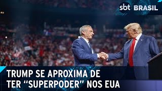 Republicanos conquistam maioria na Câmara e vão controlar Congresso dos EUA  SBT Brasil 141124 [upl. by Ydnahs663]