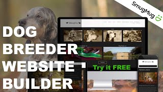 Dog Breeder Website Builder  How to set up a contact form for a show dogs website amp dog kennels [upl. by Nahta]