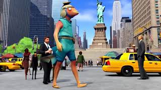 Fish Sticks From Fortnite Goes To New York [upl. by Ttiwed]