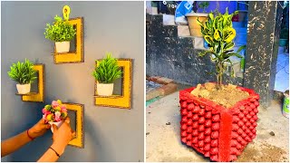 Creative DIY Planter and Wall Hanging Crafts  Recycle and Decorate Your Space with Cardboard [upl. by Dicks968]