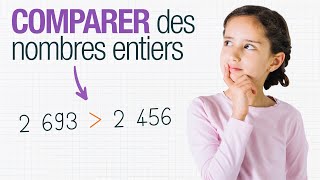 Comment COMPARER des nombres entiers CM1CM26e [upl. by Alohcin127]