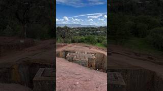 This is Lalibela in Ethiopia The rockhewn church city of Africa 🇪🇹 lalibela ethiopia [upl. by Gardy]