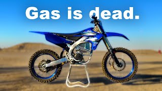 First Electric Yamaha YZ250  2024 EampC Dirt Bike Conversion [upl. by Jentoft]