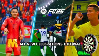 FC 25 All New Celebrations Tutorial  PlayStation and XBox [upl. by Chamkis]