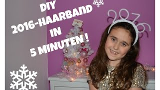 DIY 2016haarband binnen de 5 minuten [upl. by Hillary891]