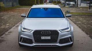 705PS AKRAPOVIC AUDI RS6  TEST DRIVE [upl. by Htebi]