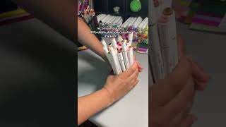 Budgetfriendly alcohol markers for coloring beginners coloring coloringtutorial artsupplies [upl. by Ayt]