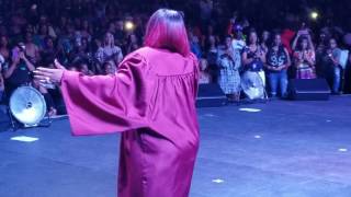 Xscapes Tamika Scott and Kandi Burruss Touching moment on stage in Detroit Chene park [upl. by Brenza]