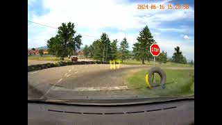 Autoslalom Beranovac 1662024 Vožnja za prvo mesto klase 6 [upl. by Elianore]