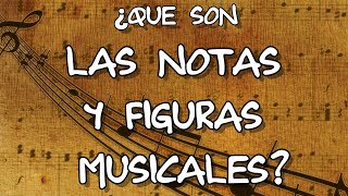 ¿Que son las notas y figuras musicales  Conceptos musicales 5 Shorts [upl. by Wiencke337]