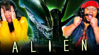 ALIEN 1979 MOVIE REACTION FIRST TIME WATCHING Sigourney Weaver  Chestburster Scene  Review [upl. by Etiuqal]