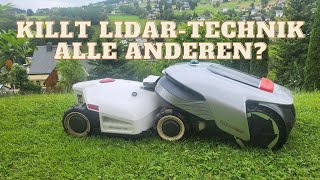 Test Dreame Roboticmower A1 ohne Draht und Peilsender  was kann die LidarTechnik [upl. by Timothee]