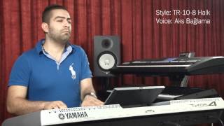 Demo movie 2 of BalkanampTurkey Pack for Yamaha Tyros4 [upl. by Yroc371]