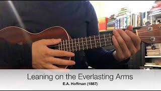 Leaning on the everlasting arms easy hymn ukulele tutorial for beginners and kids [upl. by Cordier237]