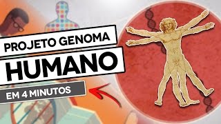 TUDO SOBRE O PROJETO GENOMA HUMANO em 4 minutos  Luiz Hendrix [upl. by Iruy]