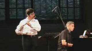 Astor Piazzolla  Il pleut sur santiago  Lior Kretzer Piano  Bulent Evcil Flute [upl. by Akenahc]