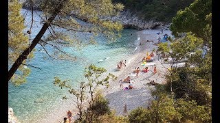 Jelenščica i Uboka Mošćenička Draga beach Croatia [upl. by Ettelocin]