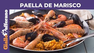 PAELLA DE MARISCO Ricetta originale [upl. by Adnolaj914]