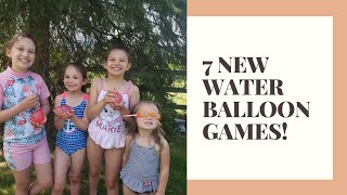 7 NEW Water Balloon Games  End of the Year Party Ideas [upl. by Mccarty558]