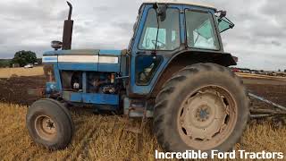 1978 Ford 8100 62 Litre 6Cyl Diesel Tractor 115 HP with Ransomes Plough [upl. by Murphy]