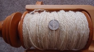 Plying Demo  Make A 2 Ply Yarn [upl. by Oigolue]