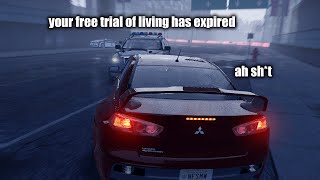 Pro Street quotTotaledquot Mechanic in Most Wanted is Not a Good Idea [upl. by Ramedlav555]